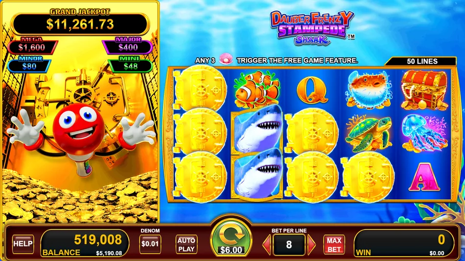 Cash Stamp free games with royals removed from the reels and the remaining free games counter